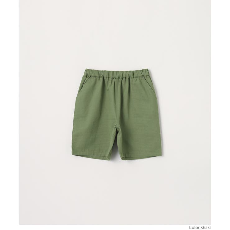 キッズ ボーイズ コットンリップストップショート丈パンツ | coca | 詳細画像3 