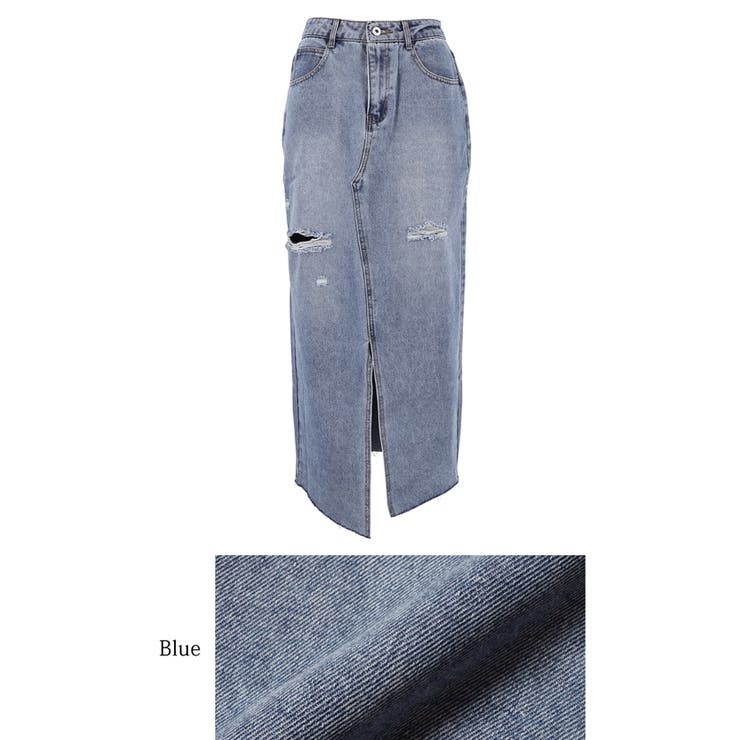 ダメージデニムスカート | coca | 詳細画像11 