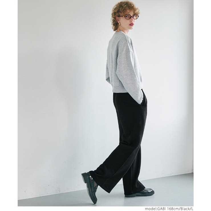 裏起毛ワイドパンツ | coca | 詳細画像5 