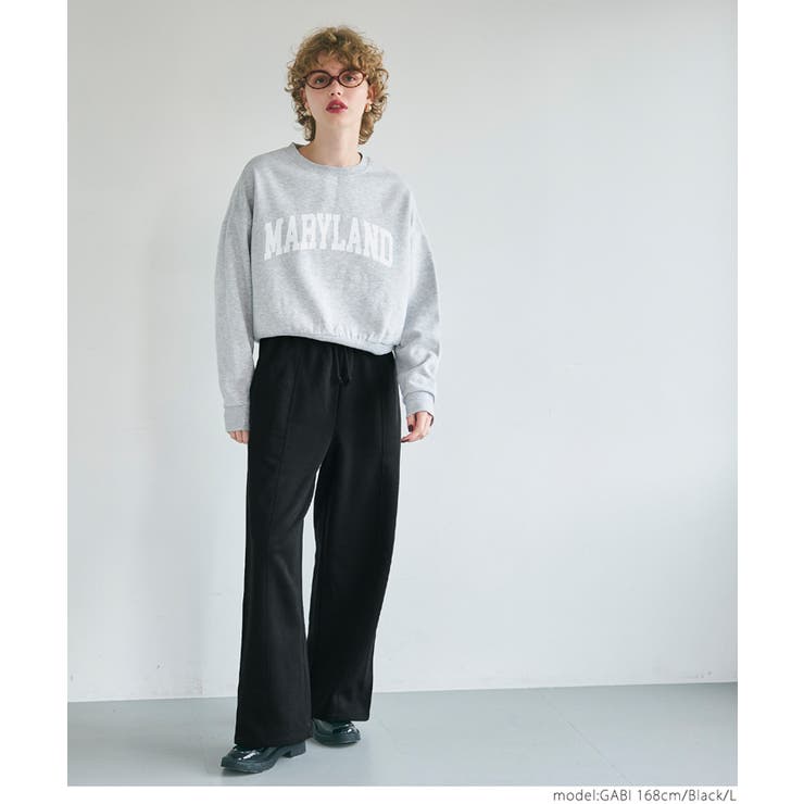 裏起毛ワイドパンツ | coca | 詳細画像8 