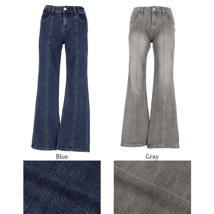ローライズデニムパンツ レディース[品番：PA000016354]｜coca