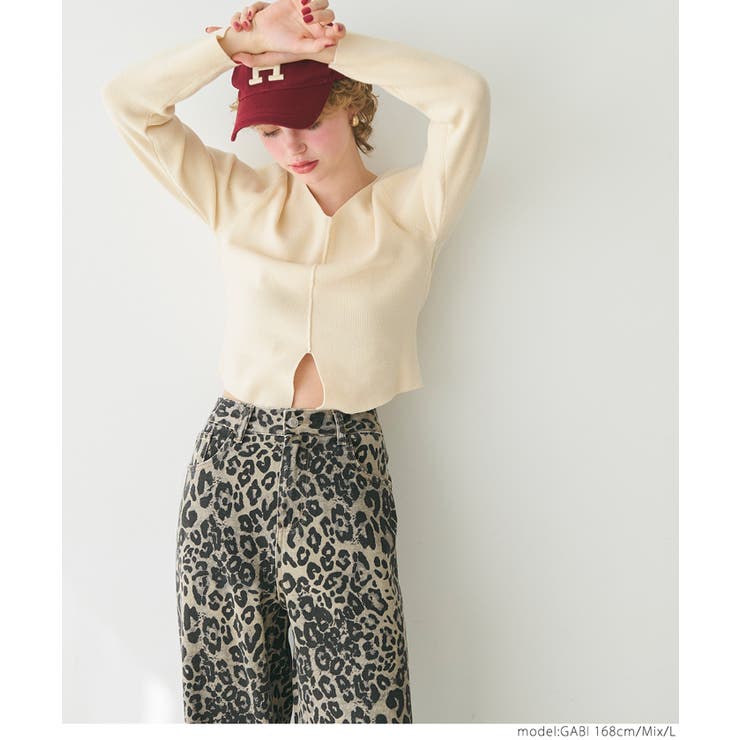 アニマルプリントワイドパンツ | coca | 詳細画像10 