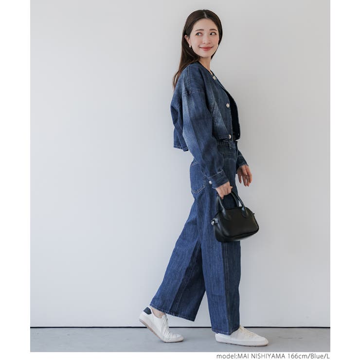 クロップド デニムジャケット レディース | coca | 詳細画像19 