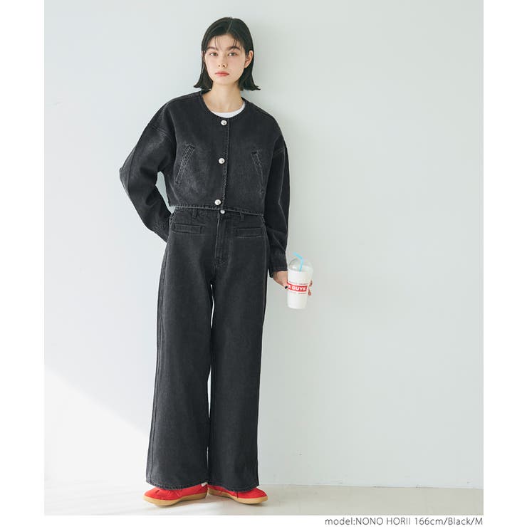 クロップド デニムジャケット レディース | coca | 詳細画像10 