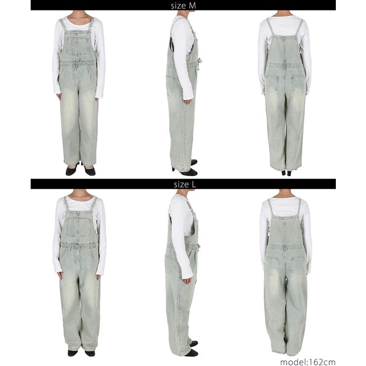 デニムサロペット レディース[品番：PA000016750]｜coca（コカ