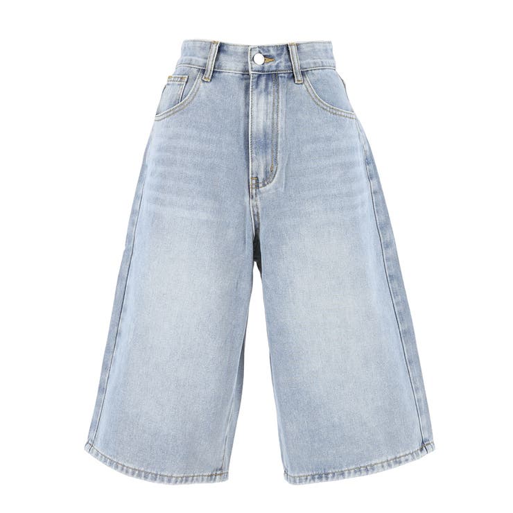 デニムバミューダパンツ レディース[品番：PA000016940]｜coca