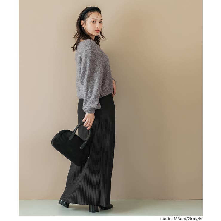 Vネックニットトップス レディース  | coca | 詳細画像14 