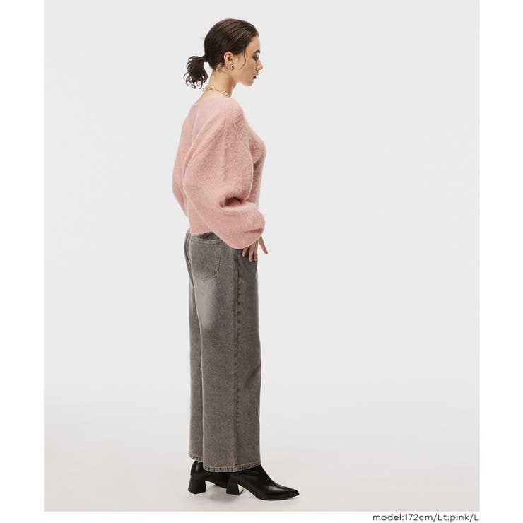 Vネックニットトップス レディース  | coca | 詳細画像6 