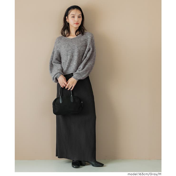 Vネックニットトップス レディース  | coca | 詳細画像10 