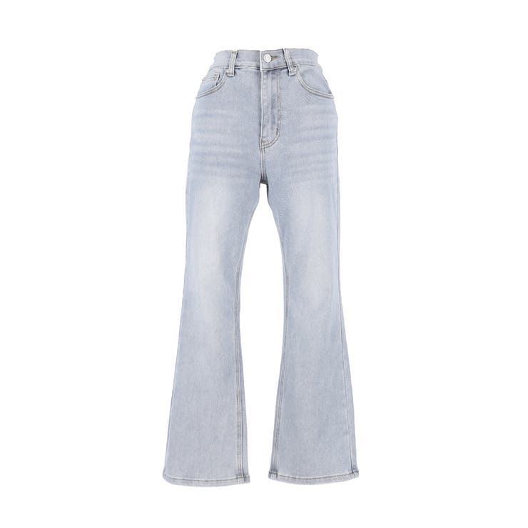 セミフレア9分丈デニムパンツ レディース | coca | 詳細画像2 