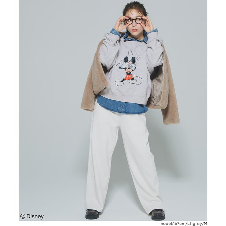 【ディズニー】ヘビーウェイト裏毛スウェットトップス | coca | 詳細画像12 