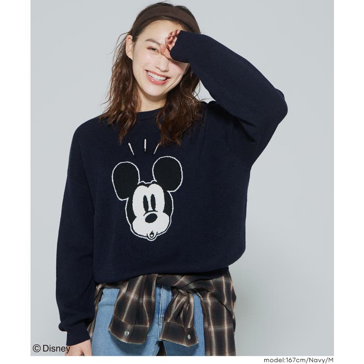 【ディズニー】ダブルジャカードニットトップス | coca | 詳細画像13 