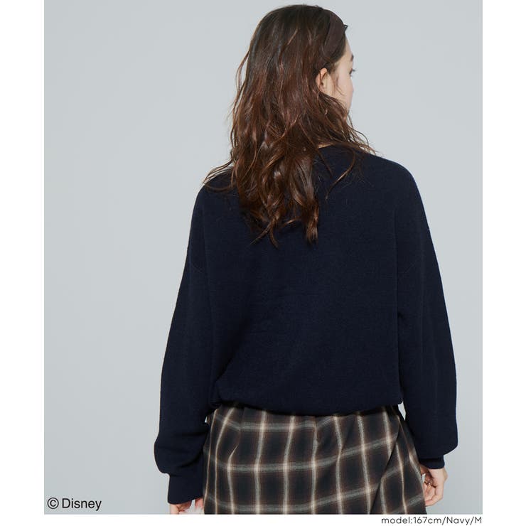 【ディズニー】ダブルジャカードニットトップス | coca | 詳細画像14 
