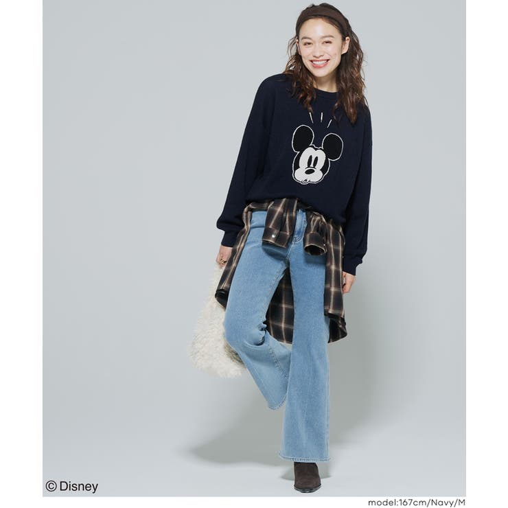 【ディズニー】ダブルジャカードニットトップス | coca | 詳細画像16 