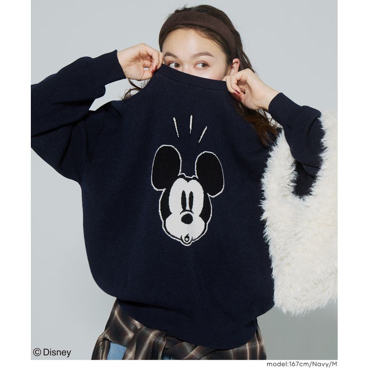 【ディズニー】ダブルジャカードニットトップス | coca | 詳細画像18 