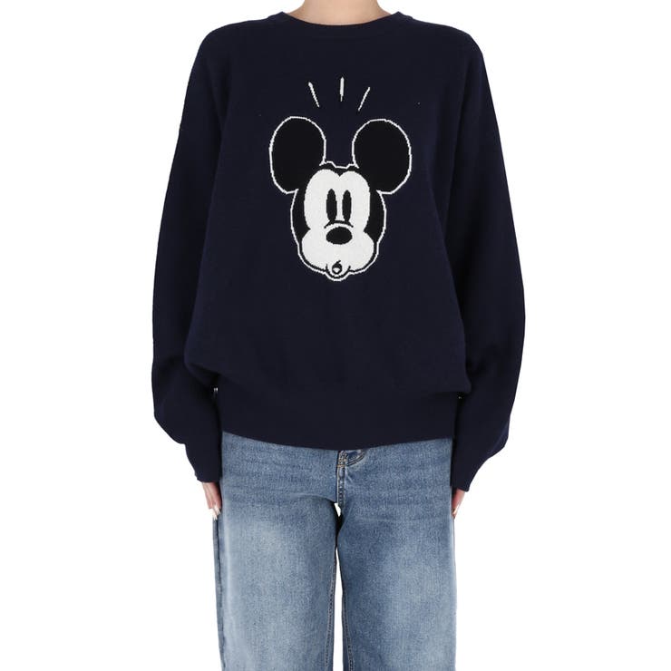 【ディズニー】ダブルジャカードニットトップス | coca | 詳細画像4 