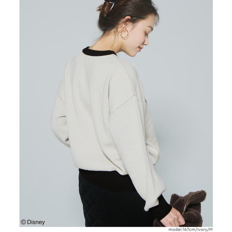 【ディズニー】ダブルジャカードニットトップス | coca | 詳細画像8 