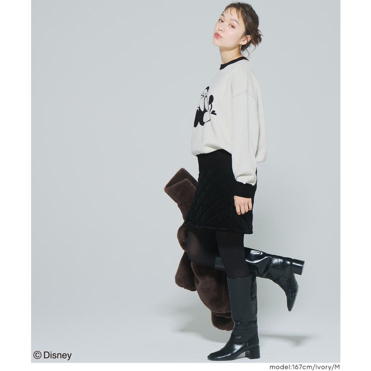 【ディズニー】ダブルジャカードニットトップス | coca | 詳細画像9 
