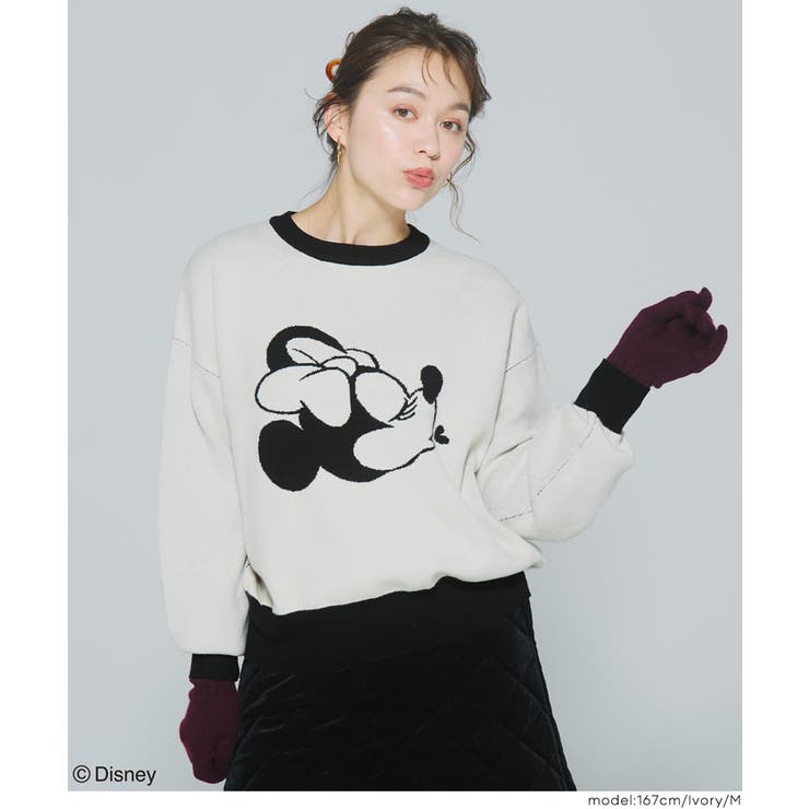 【ディズニー】ダブルジャカードニットトップス | coca | 詳細画像10 
