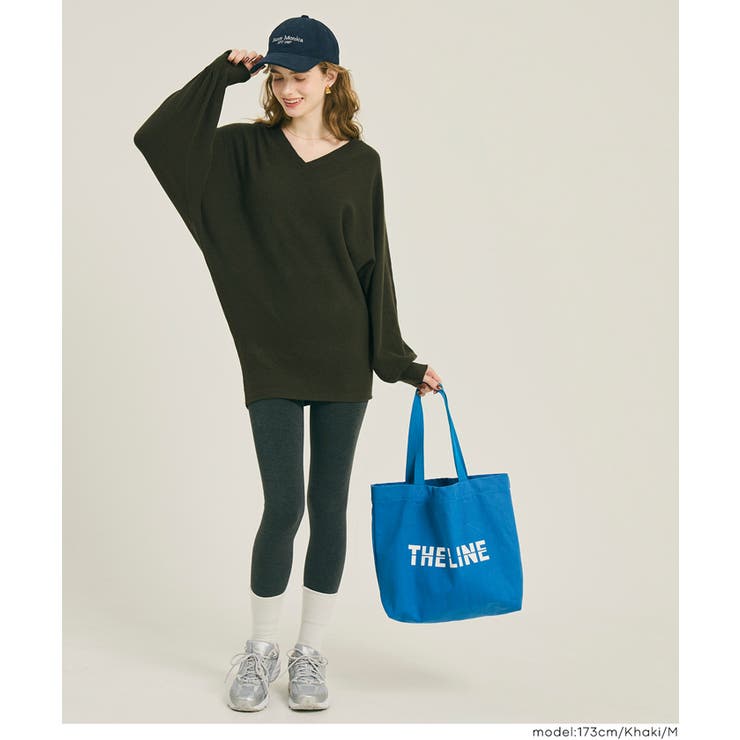 Vネックニットチュニック | coca | 詳細画像19 