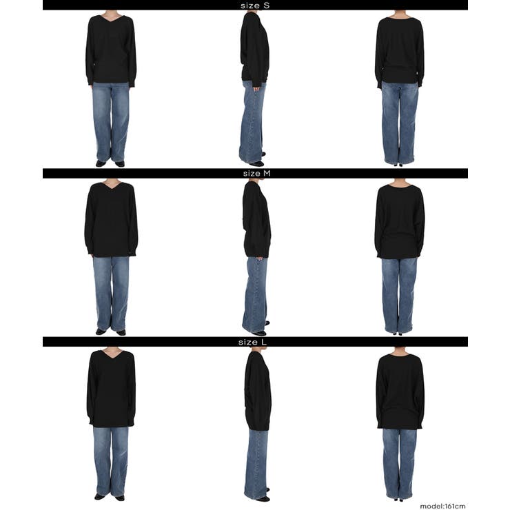 Vネックニットチュニック | coca | 詳細画像20 