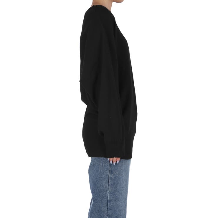 Vネックニットチュニック | coca | 詳細画像5 