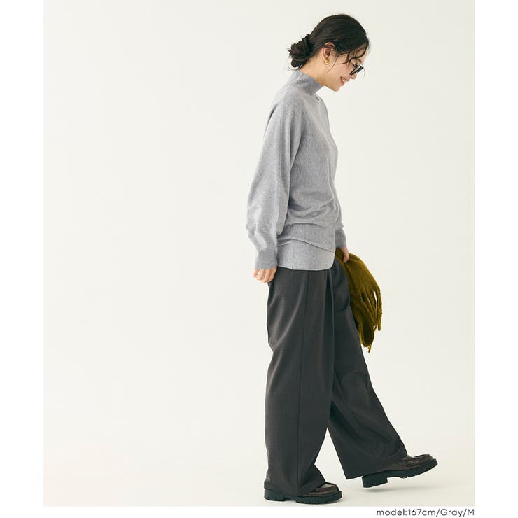 ボトルネックニットチュニック レディース | coca | 詳細画像11 