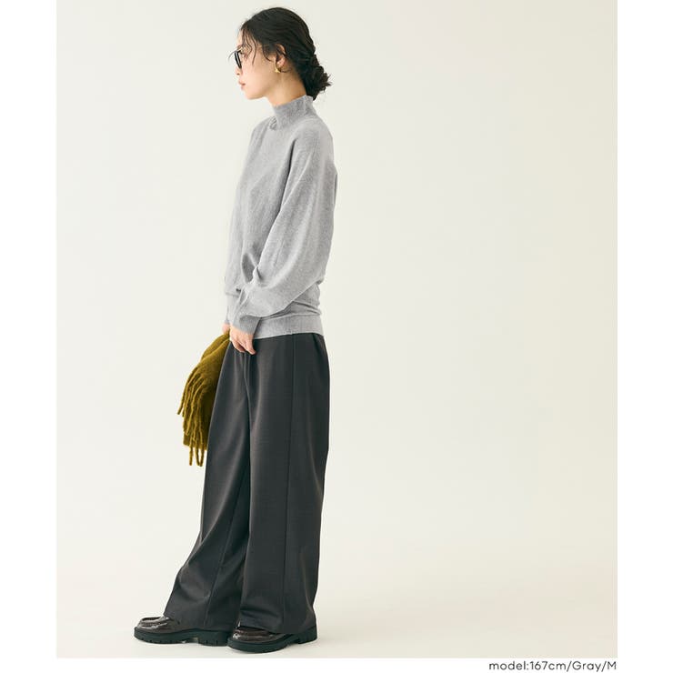 ボトルネックニットチュニック レディース | coca | 詳細画像13 