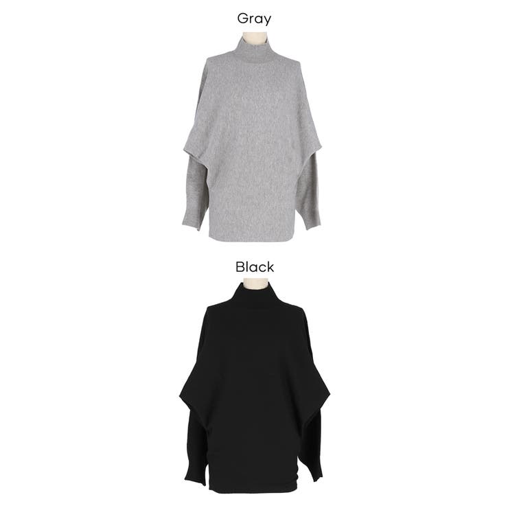 ボトルネックニットチュニック レディース | coca | 詳細画像24 