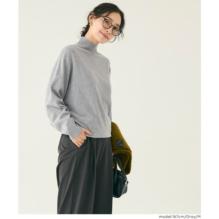 ボトルネックニットチュニック レディース | coca | 詳細画像8 