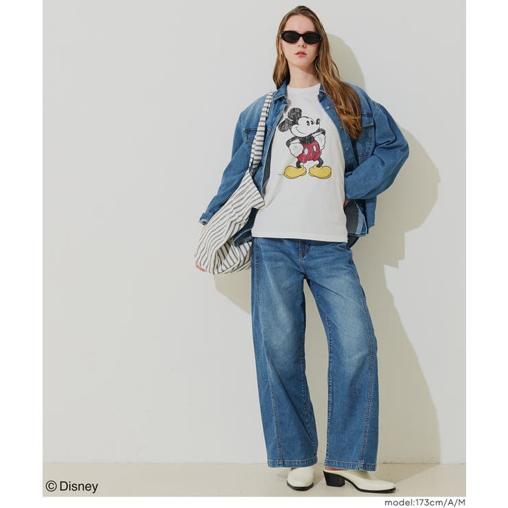 【ディズニー】ウォッシュドTシャツ | coca | 詳細画像6 