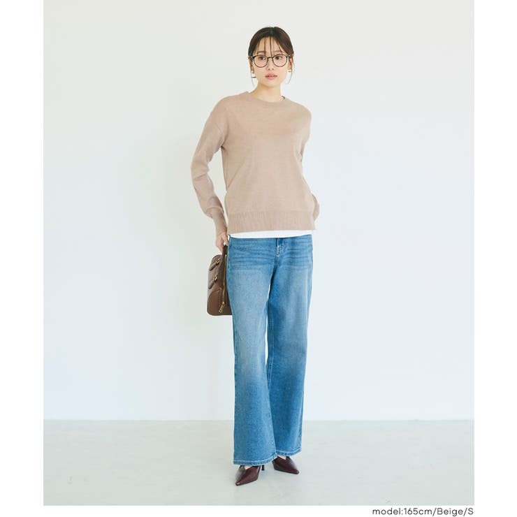 【RICH KNIT】クルーネックプルオーバー | coca | 詳細画像3 
