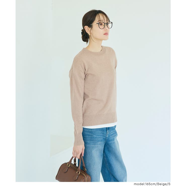 【RICH KNIT】クルーネックプルオーバー | coca | 詳細画像4 