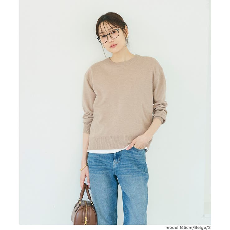 【RICH KNIT】クルーネックプルオーバー | coca | 詳細画像7 