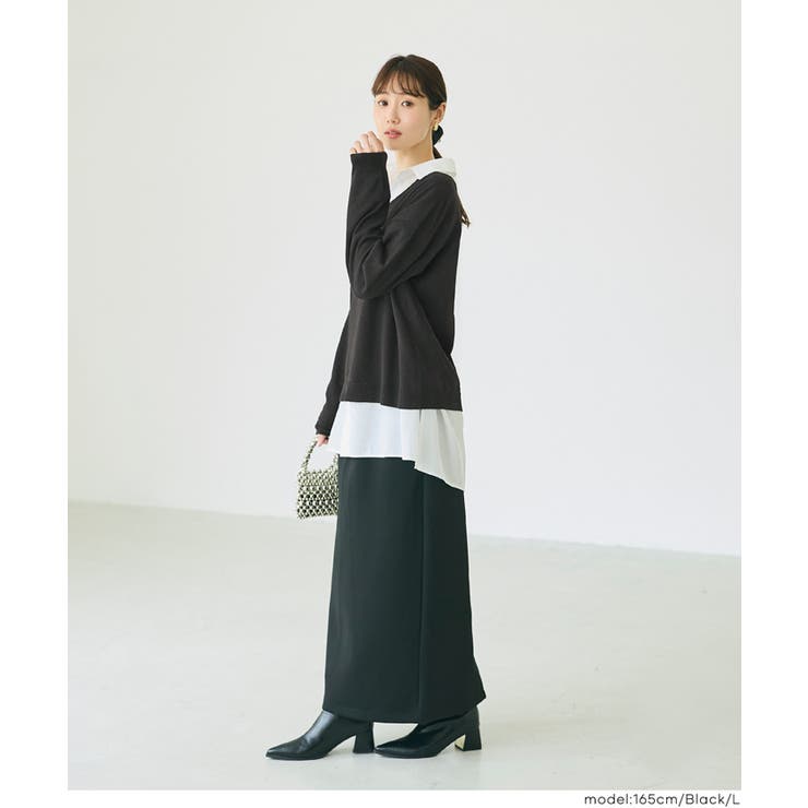 【RICH KNIT】Ｖネックプルオーバー | coca | 詳細画像12 