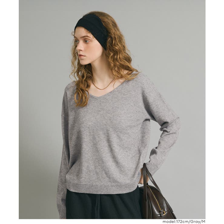 【RICH KNIT】Ｖネックプルオーバー | coca | 詳細画像16 