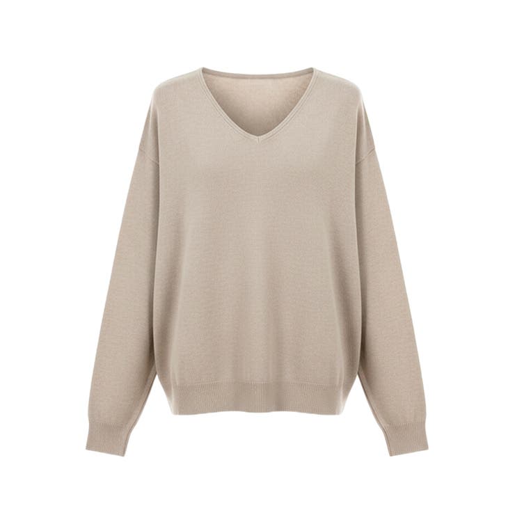 【RICH KNIT】Ｖネックプルオーバー | coca | 詳細画像21 