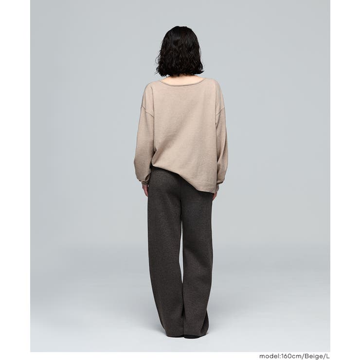 【RICH KNIT】Ｖネックプルオーバー | coca | 詳細画像5 