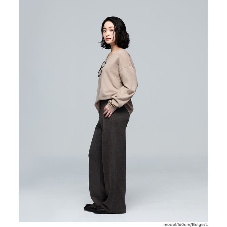 【RICH KNIT】Ｖネックプルオーバー | coca | 詳細画像7 