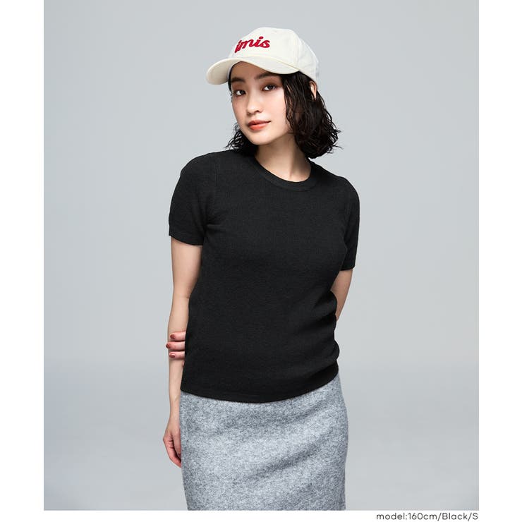 【RICH KNIT】半袖クルーネックプルオーバー | coca | 詳細画像14 
