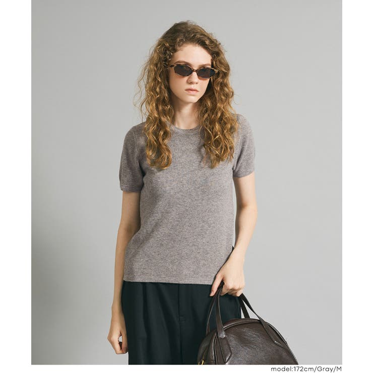 【RICH KNIT】半袖クルーネックプルオーバー | coca | 詳細画像7 