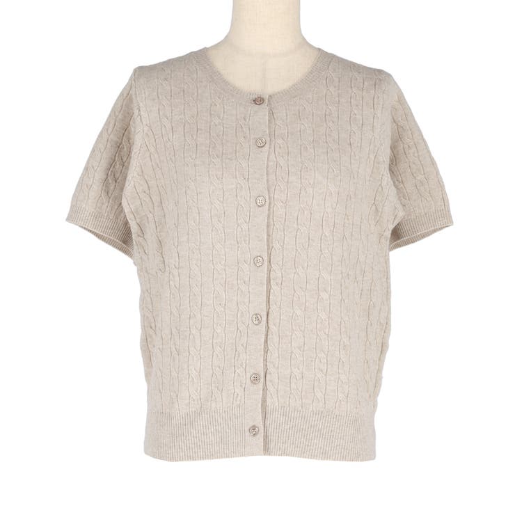 【RICH KNIT】ケーブルカーディガン | coca | 詳細画像15 