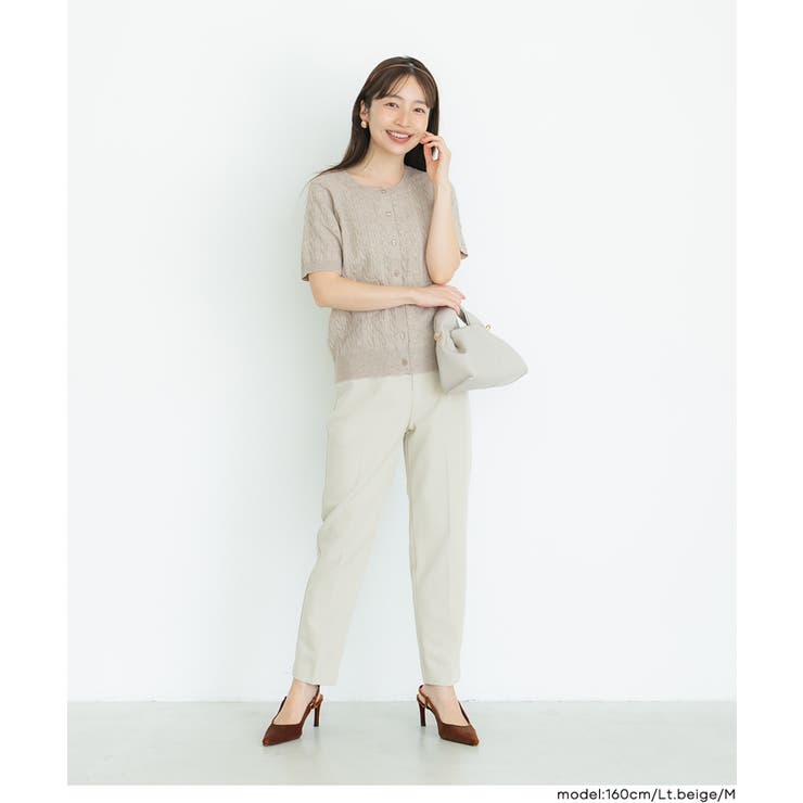 【RICH KNIT】ケーブルカーディガン | coca | 詳細画像7 
