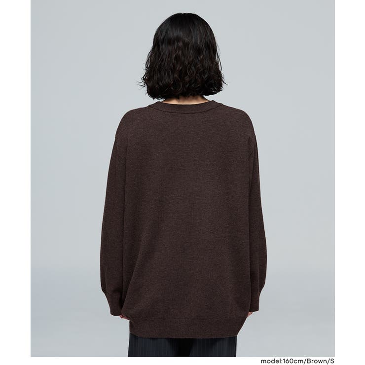 【RICH KNIT】クルーネックオーバーサイズプルオーバー  | coca | 詳細画像12 