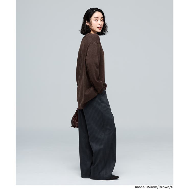 【RICH KNIT】クルーネックオーバーサイズプルオーバー  | coca | 詳細画像13 