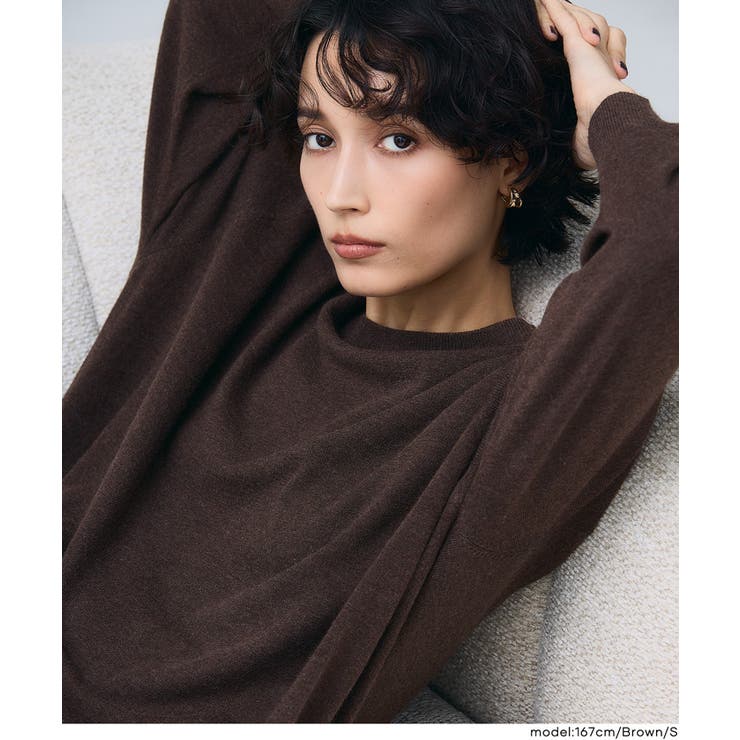 【RICH KNIT】クルーネックオーバーサイズプルオーバー  | coca | 詳細画像14 