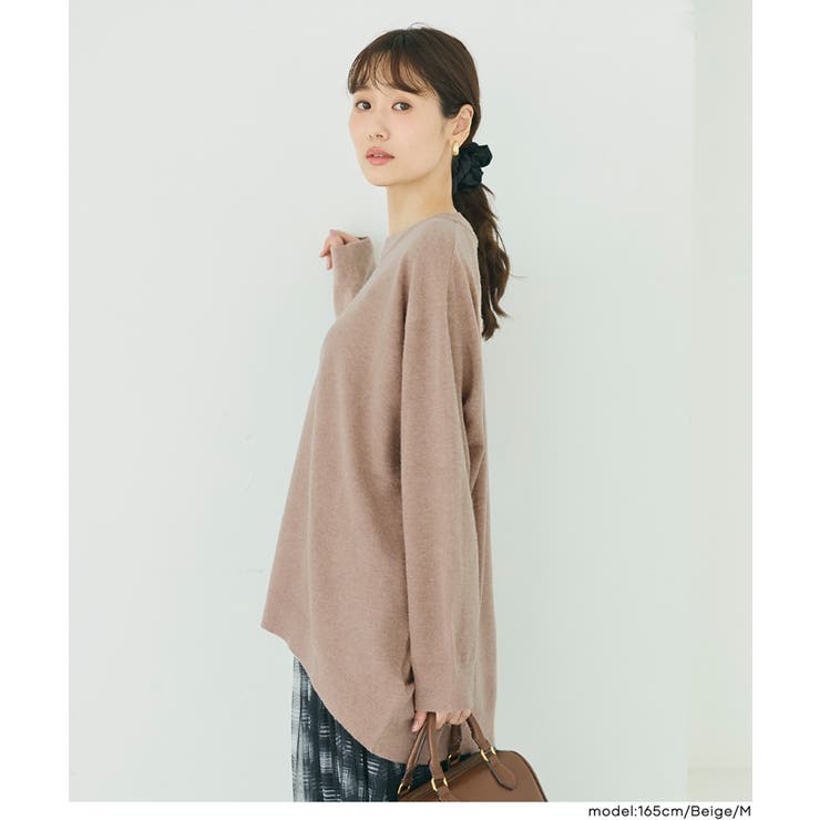 【RICH KNIT】クルーネックオーバーサイズプルオーバー  | coca | 詳細画像16 