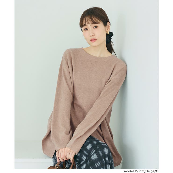 【RICH KNIT】クルーネックオーバーサイズプルオーバー  | coca | 詳細画像18 