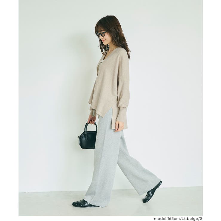 【RICH KNIT】Vネックドルマンカーディガン | coca | 詳細画像12 