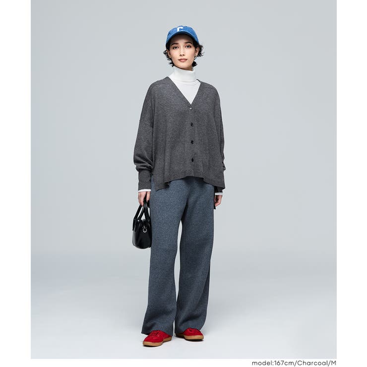 【RICH KNIT】Vネックドルマンカーディガン | coca | 詳細画像3 